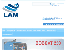 Tablet Screenshot of grupolam.com.mx